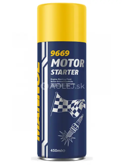 Mannol 9669 Motor Starter - Sprej na &scaron;tartovanie motora 450ml