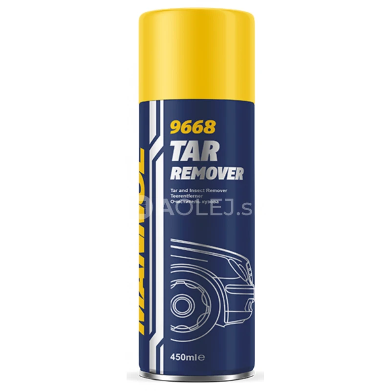 Mannol 9668 Tar Remover - Odstraňovač asfaltu a živice 450ml