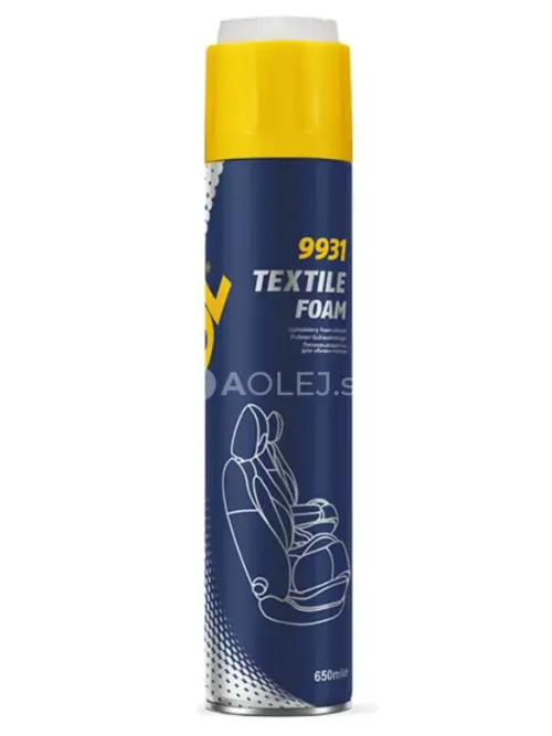 Mannol 9931 Textile Foam - Čistič textilu 650ml