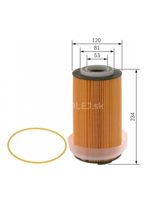 Olejov&yacute; filter P7288 Bosch F026407288