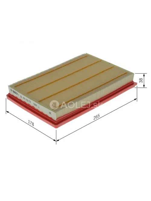 Vzduchov&yacute; filter S0722 Bosch F026400722