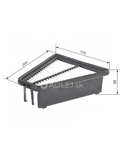Vzduchov&yacute; filter S0417 Bosch F026400417