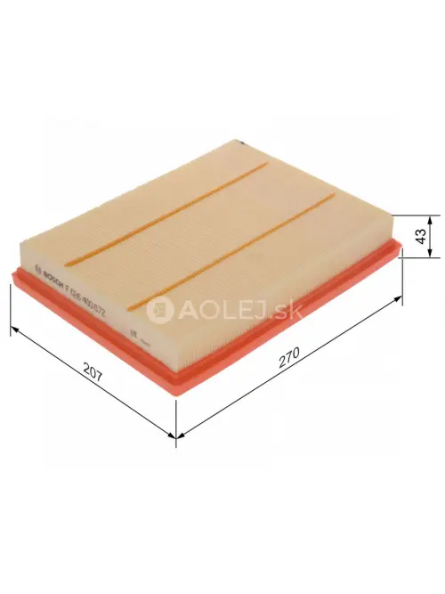 Vzduchov&yacute; filter S0672 Bosch F026400672