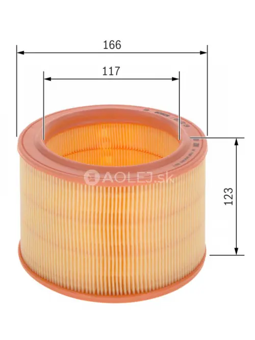 Vzduchov&yacute; filter S2154 Bosch 1457432154