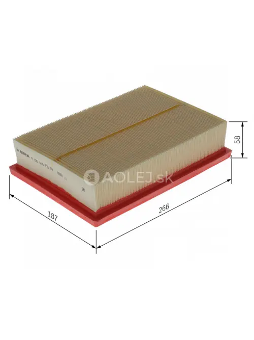 Vzduchov&yacute; filter S0720 Bosch F026400720