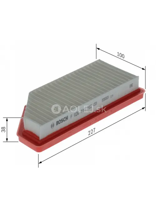 Vzduchov&yacute; filter S0705 Bosch F026400705