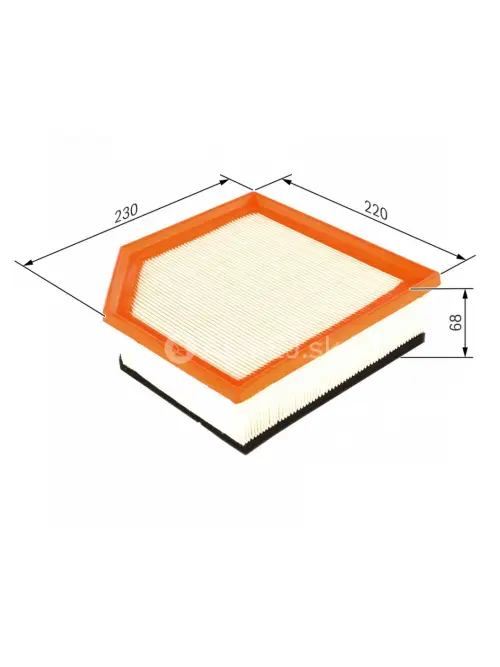 Vzduchov&yacute; filter S0451 Bosch F026400451