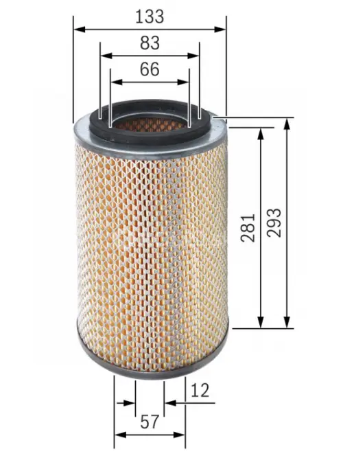 Vzduchov&yacute; filter S0186 Bosch F026400186