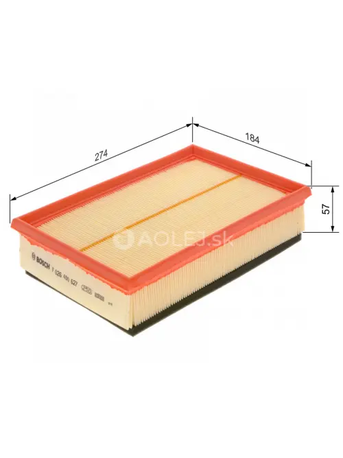 Vzduchov&yacute; filter S0627 Bosch F026400627