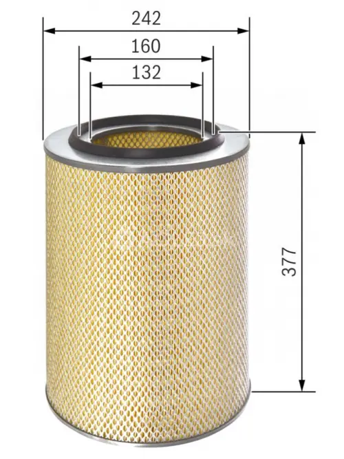 Vzduchov&yacute; filter S3651 Bosch 1457433651