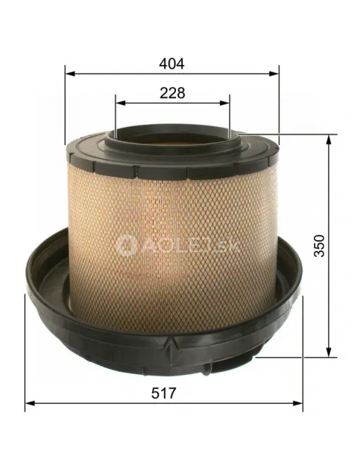 Vzduchov&yacute; filter S0088 Bosch F026400088