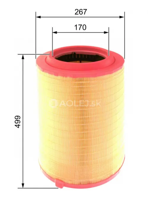 Vzduchov&yacute; filter S0274 Bosch F026400274