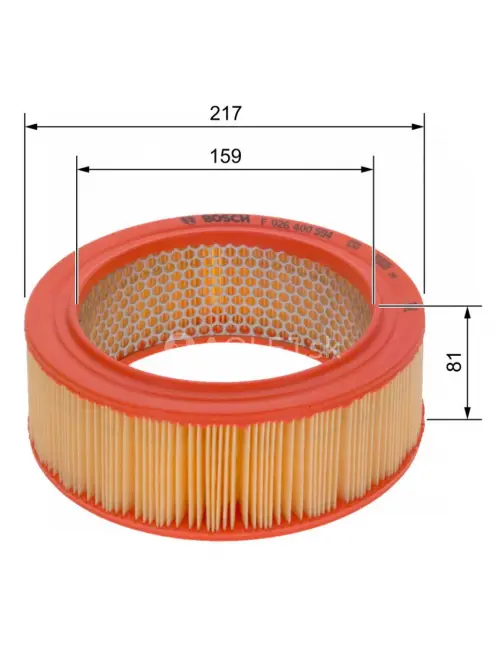 Vzduchov&yacute; filter S0594 Bosch F026400594