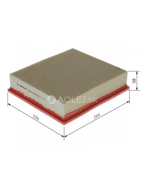 Vzduchov&yacute; filter S0623 Bosch F026400623