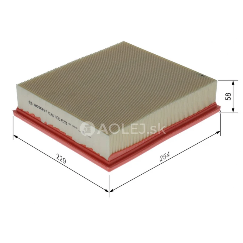 Vzduchov&yacute; filter S0623 Bosch F026400623