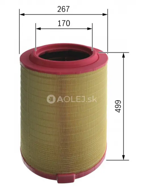 Vzduchov&yacute; filter S0641 Bosch F026400641