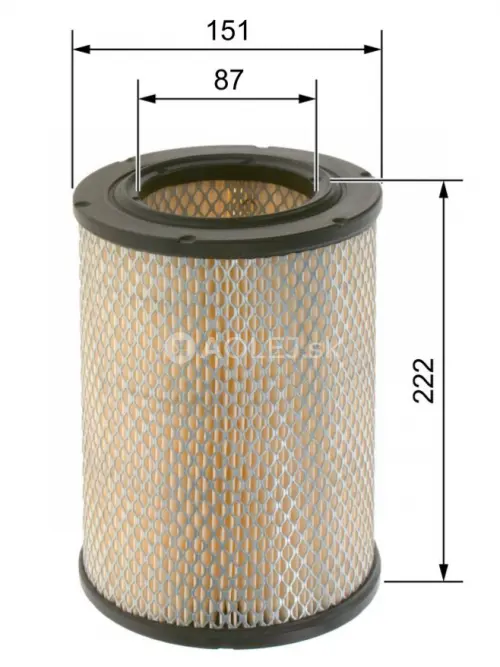 Vzduchov&yacute; filter S9056 Bosch 1457429056