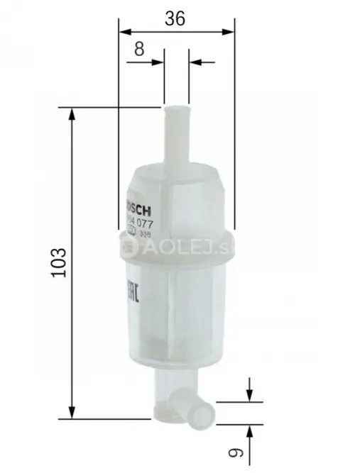 Palivov&yacute; filter N4077 Bosch 0450904077