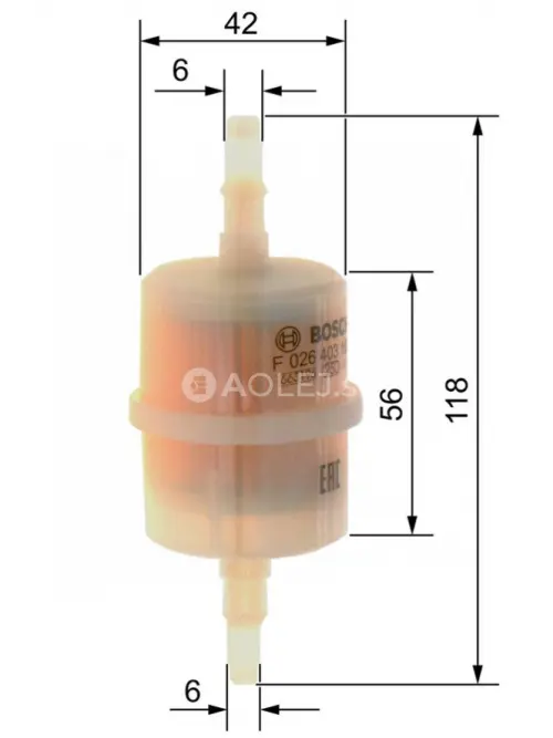Palivov&yacute; filter F3169 Bosch F026403169