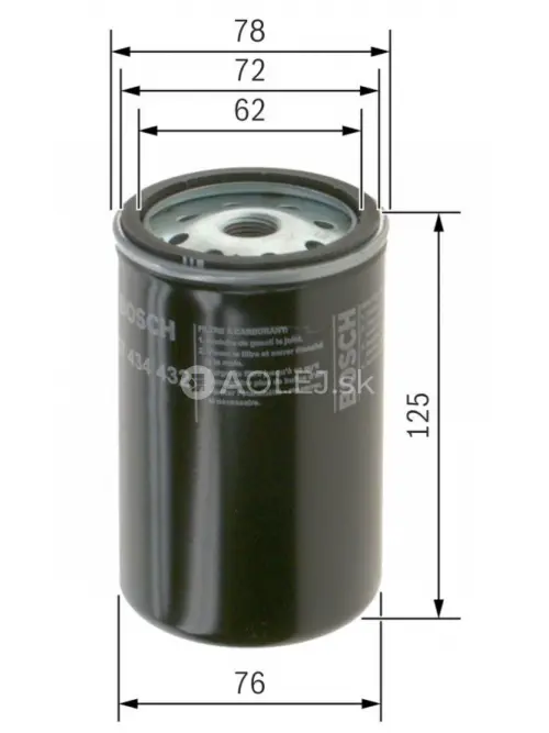 Palivov&yacute; filter N4432 Bosch 1457434432