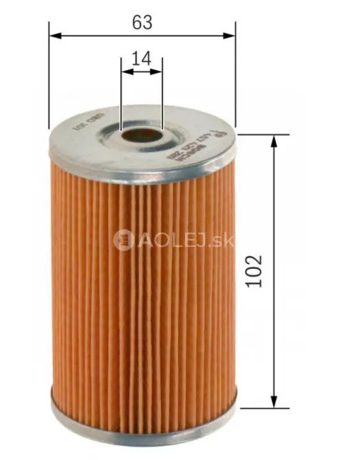 Palivov&yacute; filter N9289 Bosch 1457429289