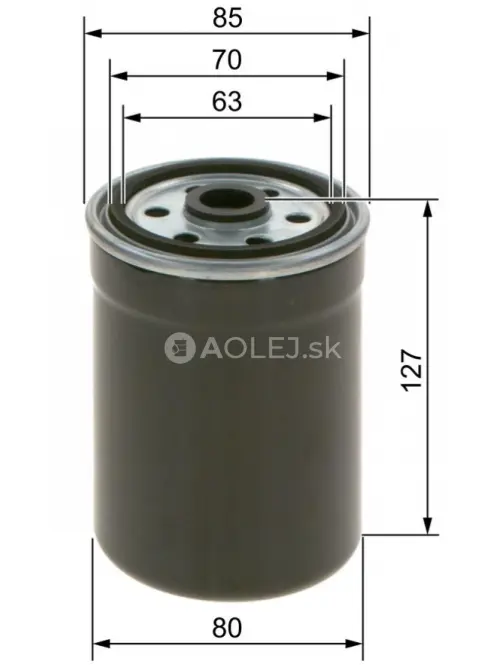 Palivov&yacute; filter N4154 Bosch 1457434154