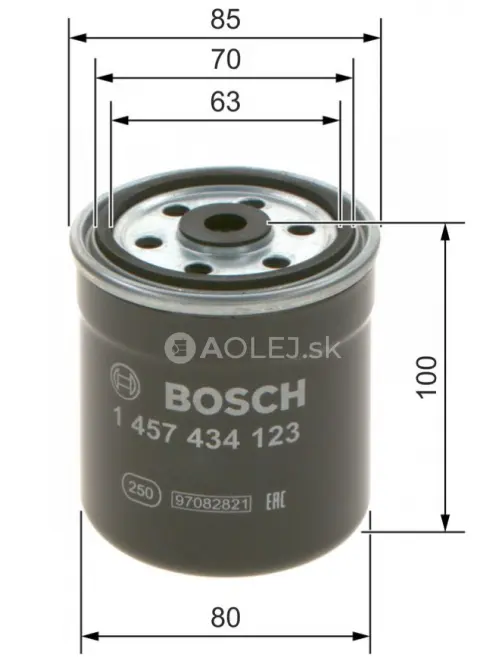 Palivov&yacute; filter N4123 Bosch 1457434123