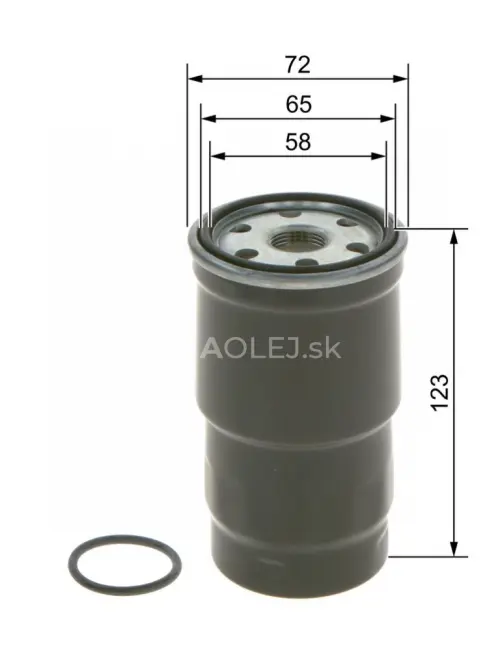 Palivov&yacute; filter N4440 Bosch 1457434440