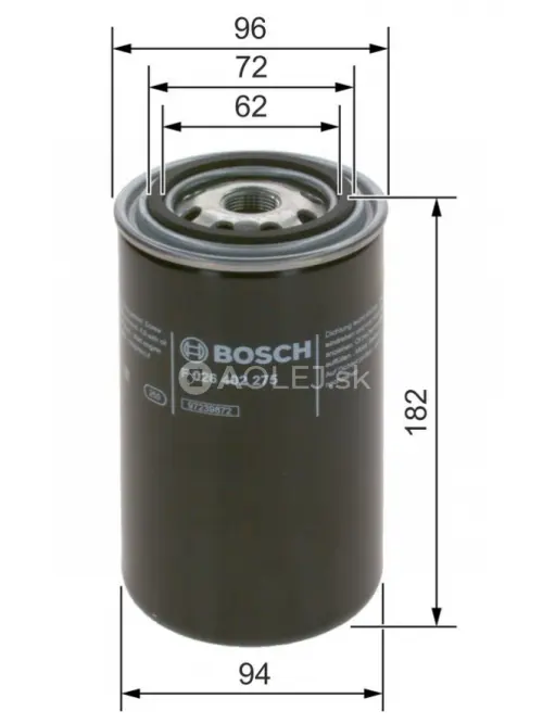 Palivov&yacute; filter N2275 Bosch F026402275