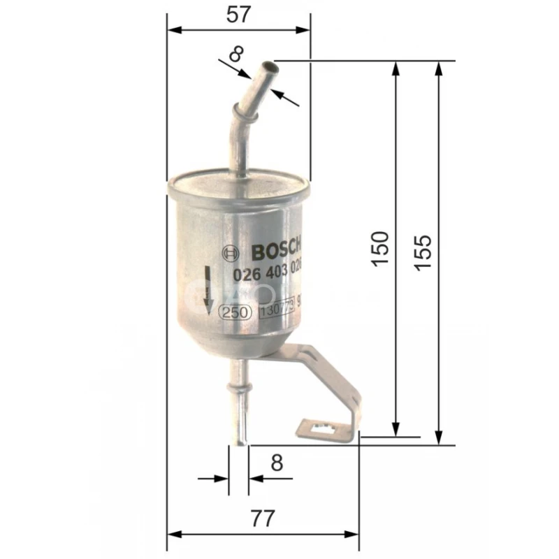 Palivov&yacute; filter F3026 Bosch F026403026