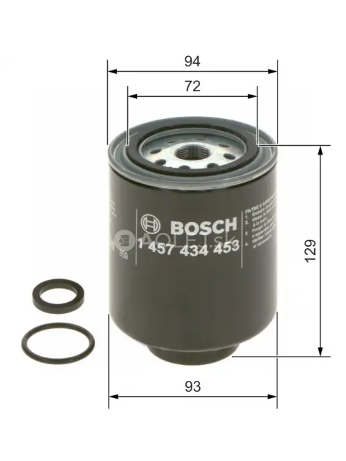 Palivov&yacute; filter N4453 Bosch 1457434453