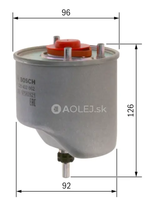 Palivov&yacute; filter N2862 Bosch F026402862