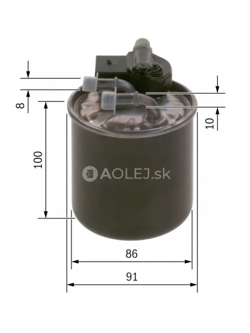 Palivov&yacute; filter N2836 Bosch F026402836