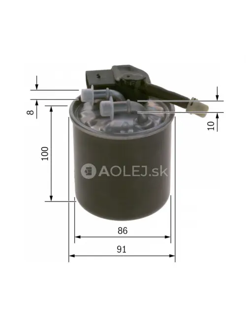 Palivov&yacute; filter N2839 Bosch F026402839