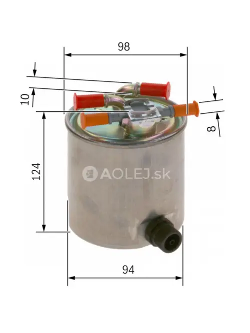 Palivov&yacute; filter N2742 Bosch F026402742