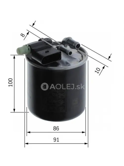 Palivov&yacute; filter N2844 Bosch F026402844
