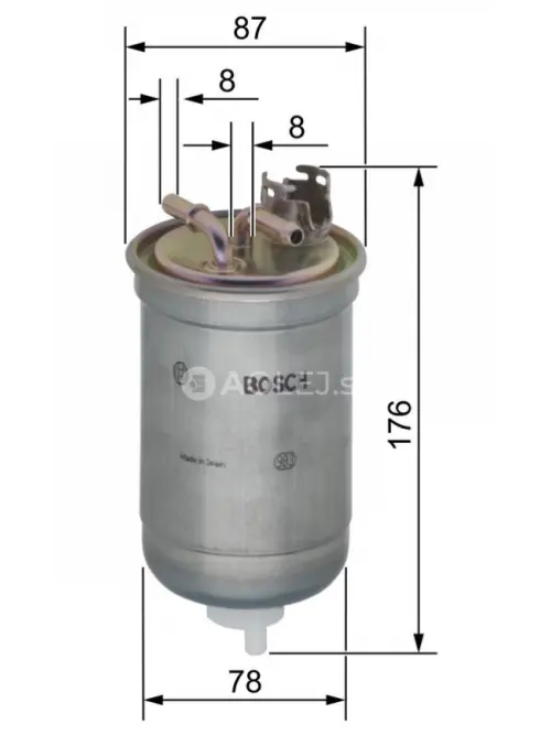 Palivov&yacute; filter N6267 Bosch 0450906267