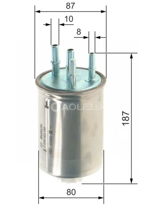 Palivov&yacute; filter N2740 Bosch F026402740
