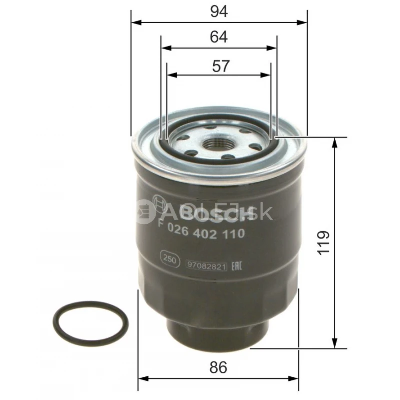 Palivov&yacute; filter N2110 Bosch F026402110