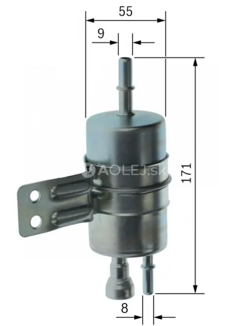 Palivov&yacute; filter F3761 Bosch F026403761