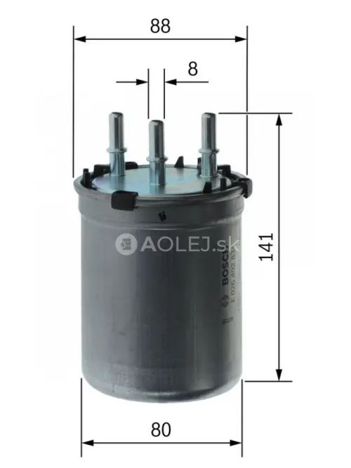 Palivov&yacute; filter N2834 Bosch F026402834