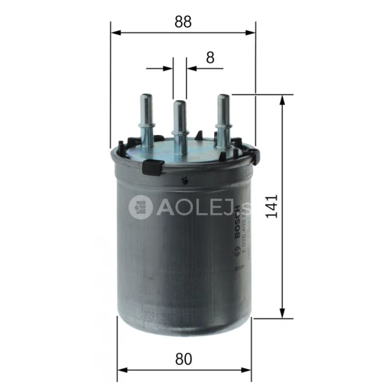 Palivov&yacute; filter N2834 Bosch F026402834