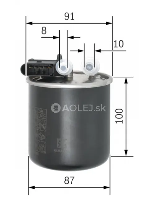 Palivov&yacute; filter N2838 Bosch F026402838