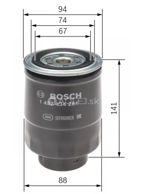 Palivov&yacute; filter N4281 Bosch 1457434281