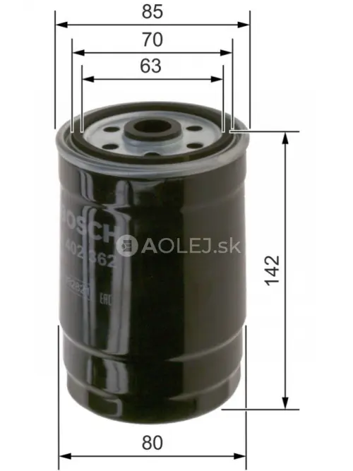 Palivov&yacute; filter N2362 Bosch F026402362