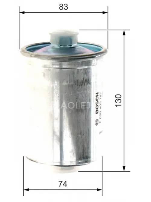 Palivov&yacute; filter F3787 Bosch F026403787