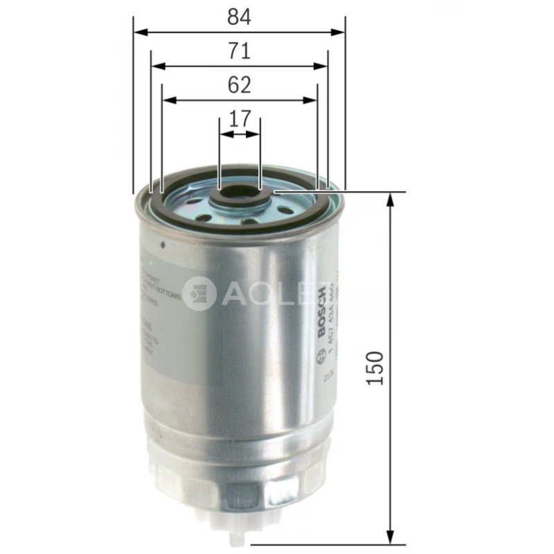Palivov&yacute; filter N4460 Bosch 1457434460