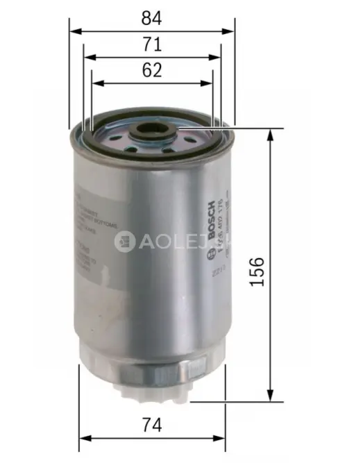 Palivov&yacute; filter N2176 Bosch F026402176