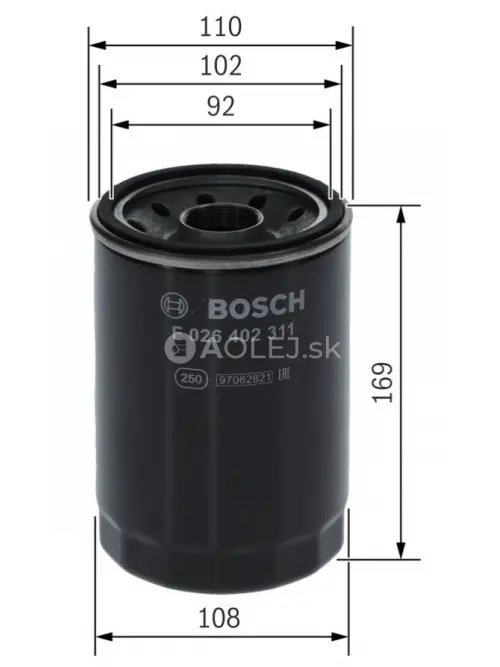 Palivov&yacute; filter N2311 Bosch F026402311