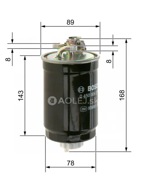 Palivov&yacute; filter N6274 Bosch 0450906274